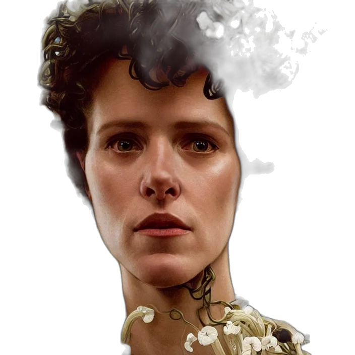face, crown, jewelry, photorealistic transparent PNG cut-out