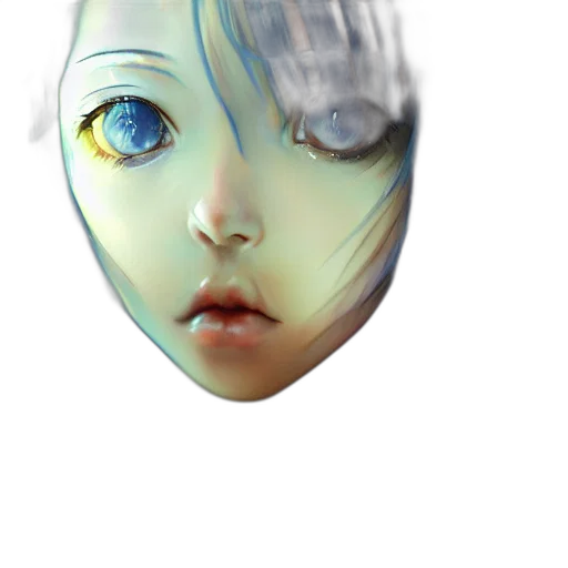 mask, face, creature, robot transparent PNG cut-out