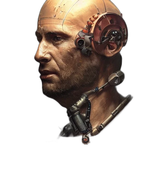 face, robot, staff, mask transparent PNG cut-out