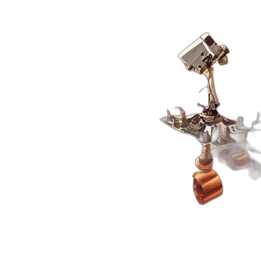 jewelry, robot, weapon, staff transparent PNG cut-out