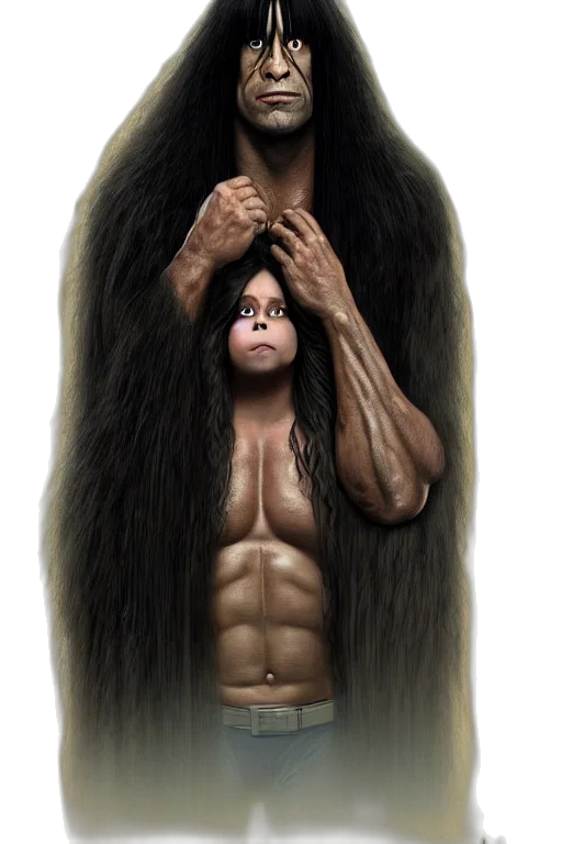 hair, animal, creature, concept art transparent PNG cut-out