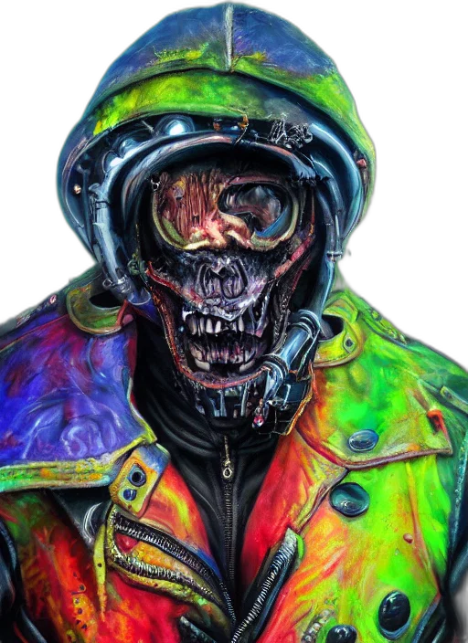 jacket, mask, face, robot transparent PNG cut-out