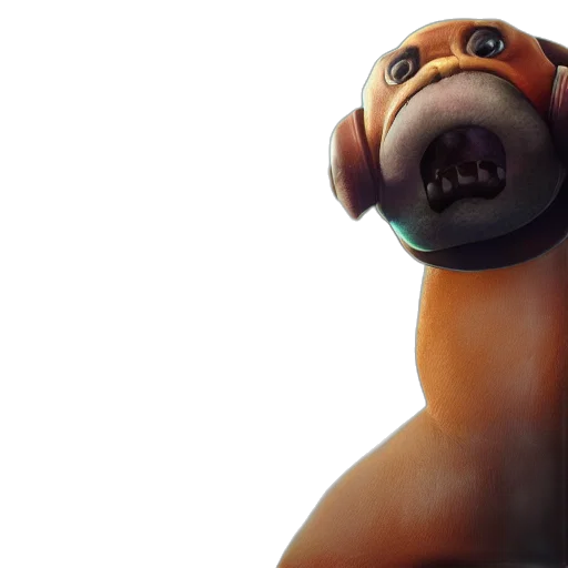 creature, staff, animal, 3d render transparent PNG cut-out