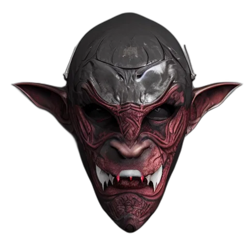 mask, face, dragon, creature transparent PNG cut-out