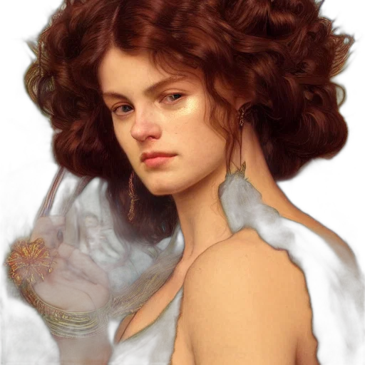 hair, crown, face, jewelry transparent PNG cut-out