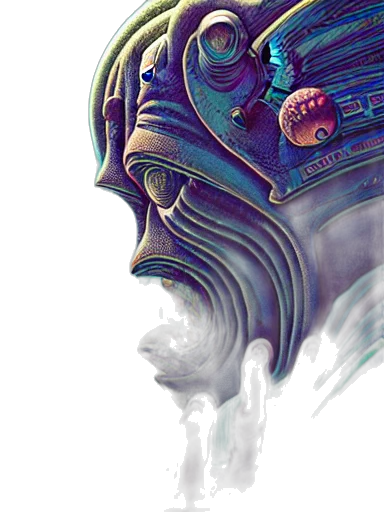 mask, face, crown, robot transparent PNG cut-out