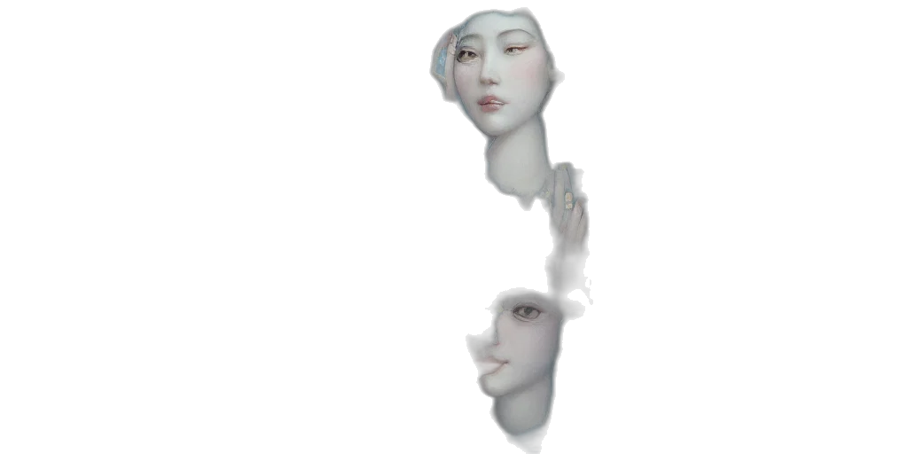 face, mask, robot, creature transparent PNG cut-out
