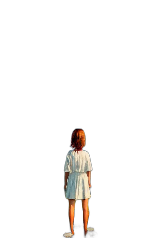 dress, robot, jacket, staff transparent PNG cut-out