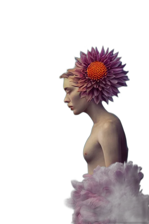 crown, flower, hat, hair transparent PNG cut-out