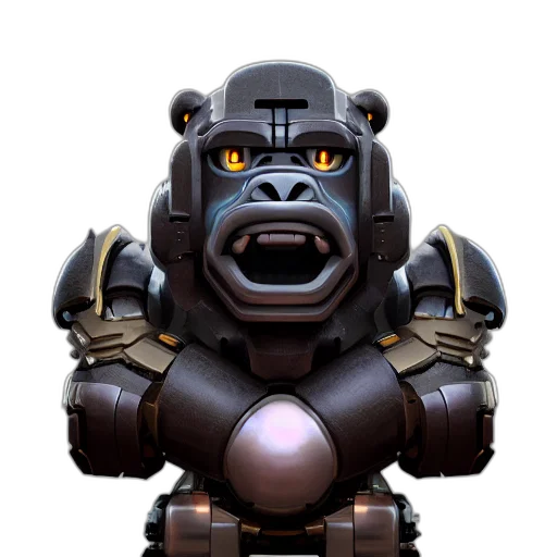 robot, 3d render, concept art, fantasy art transparent PNG cut-out