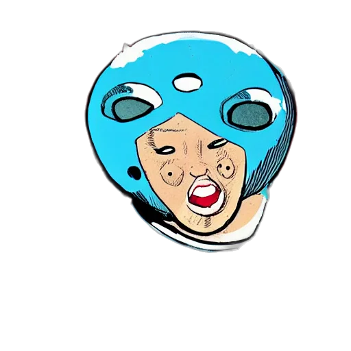 mask, face, robot, creature transparent PNG cut-out