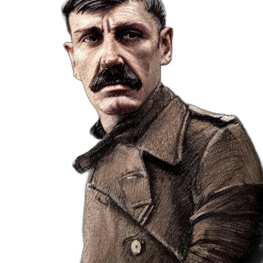 face, staff, jacket, hat transparent PNG cut-out