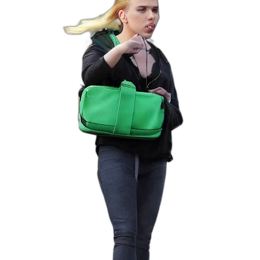 jacket, staff, umbrella, 3d render transparent PNG cut-out