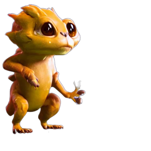 dragon, creature, animal, staff transparent PNG cut-out