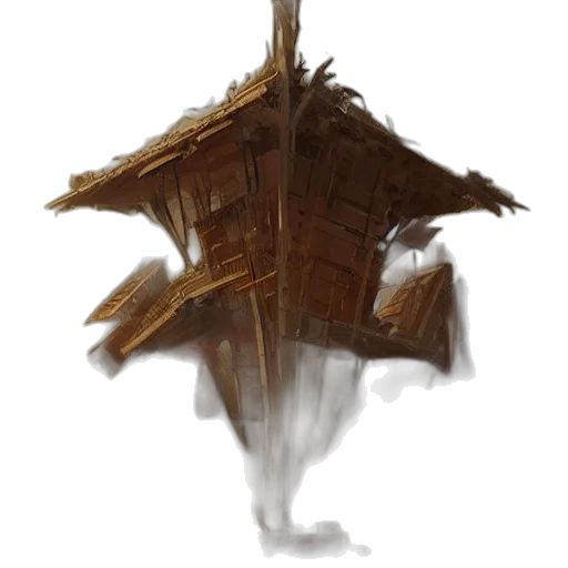 dragon, weapon, staff, mask transparent PNG cut-out