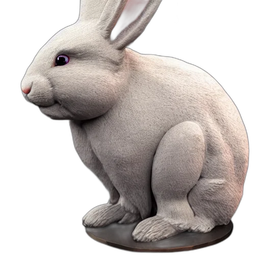 animal, creature, 3d render, photorealistic transparent PNG cut-out