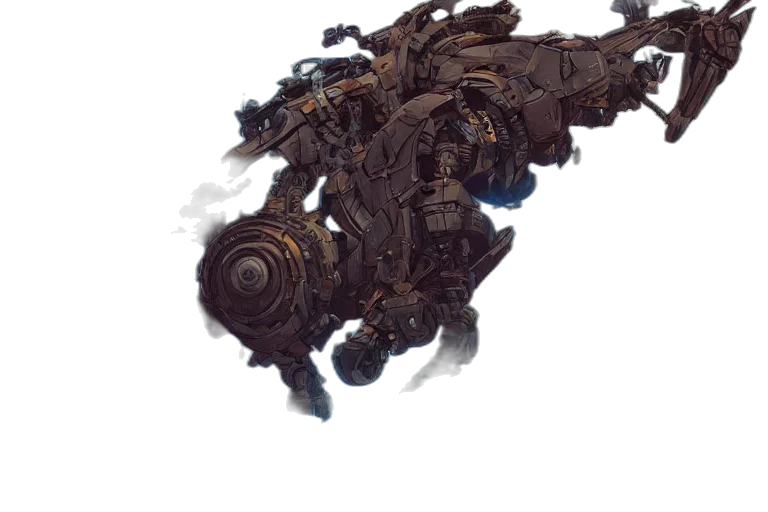 weapon, robot, dragon, sword transparent PNG cut-out
