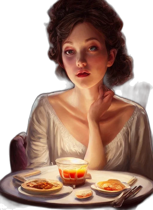 food, dress, face, jewelry transparent PNG cut-out