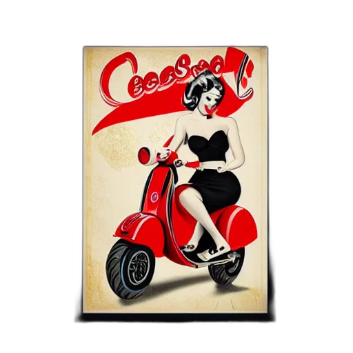 cartoon, comic book art, concept art, red transparent PNG cut-out