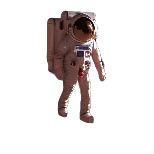 robot, jacket, creature, staff transparent PNG cut-out