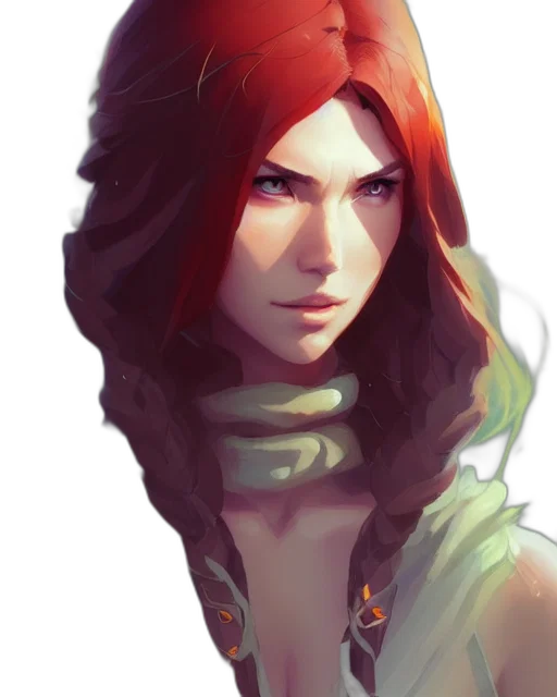 face, staff, dragon, fantasy art transparent PNG cut-out