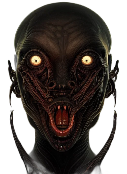 mask, creature, face, robot transparent PNG cut-out