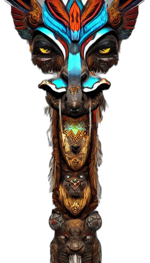 staff, animal, mask, jewelry transparent PNG cut-out