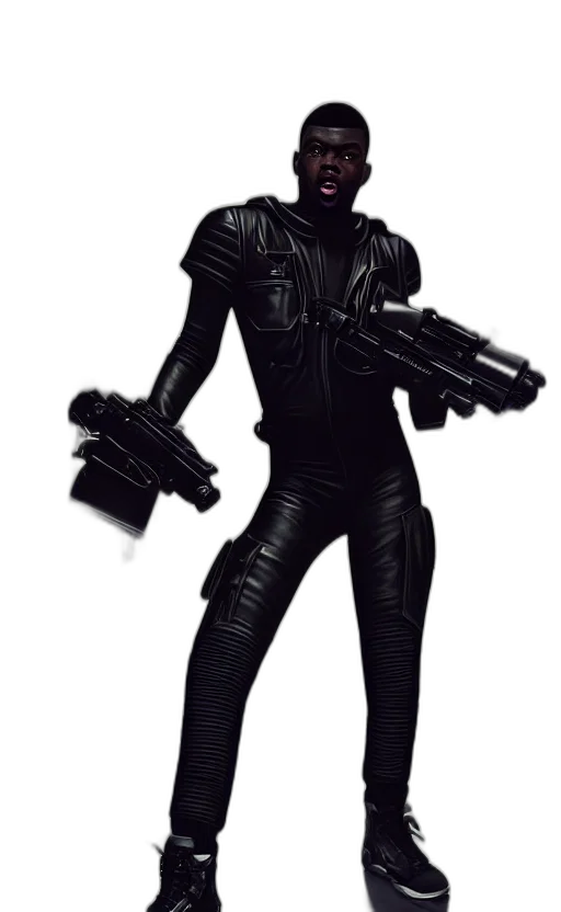 robot, weapon, staff, concept art transparent PNG cut-out