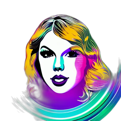 cartoon, pixel art, 3d render, vaporwave transparent PNG cut-out
