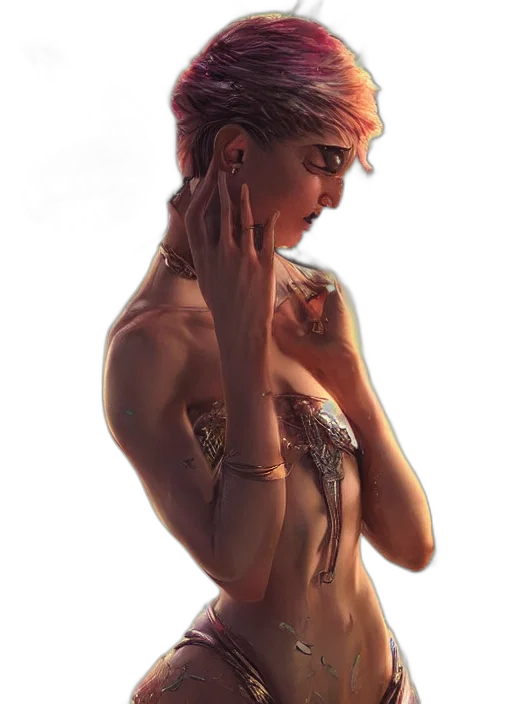 jewelry, crown, dress, staff transparent PNG cut-out