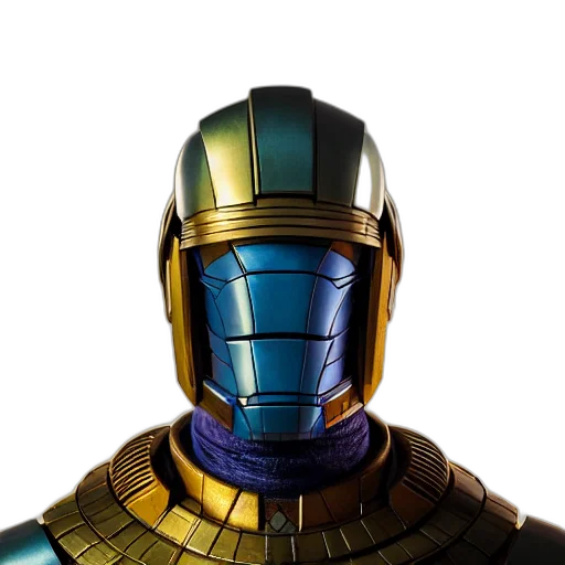 robot, sword, mask, crown transparent PNG cut-out
