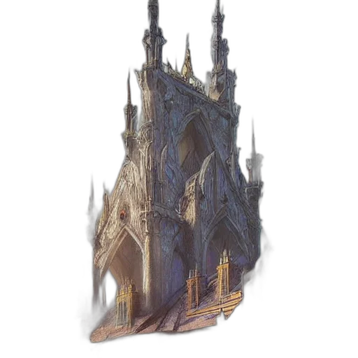 building, crown, dress, weapon transparent PNG cut-out