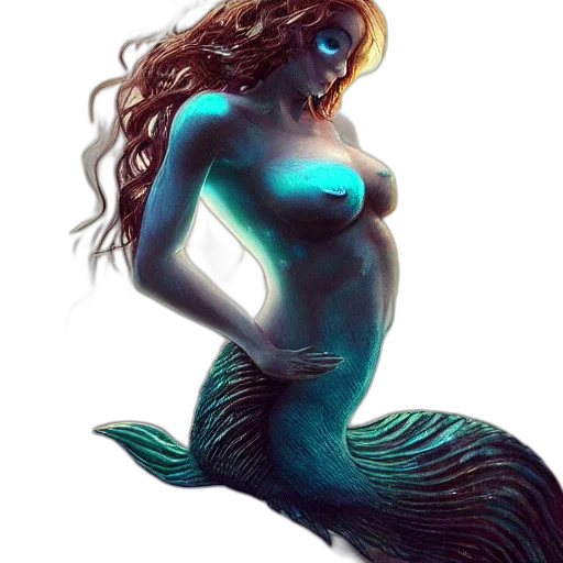 creature, animal, dress, fantasy art transparent PNG cut-out