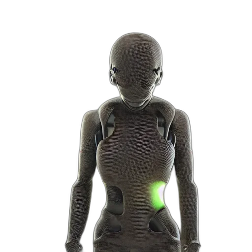 robot, staff, jewelry, jacket transparent PNG cut-out