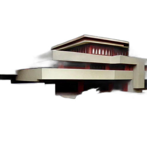 building, crown, furniture, 3d render transparent PNG cut-out