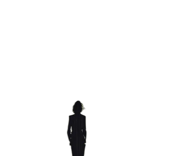 dress, robot, staff, jacket transparent PNG cut-out