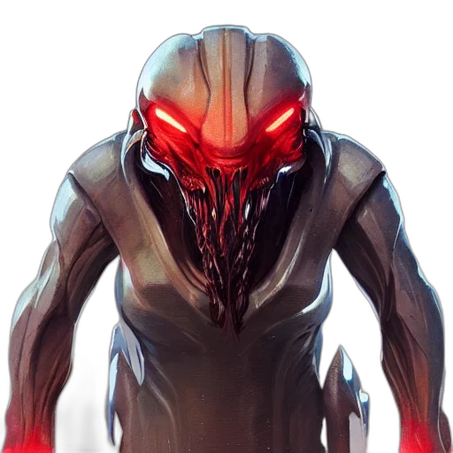 creature, mask, robot, concept art transparent PNG cut-out