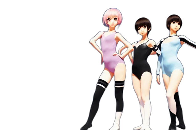concept art, 3d render, anime, pixel art transparent PNG cut-out