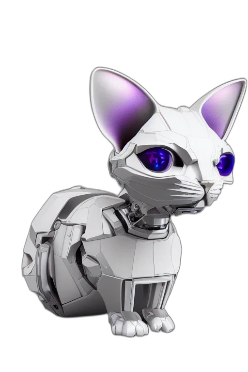 robot, 3d render, cyberpunk, concept art transparent PNG cut-out