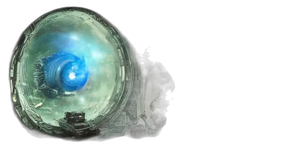 robot, concept art, 3d render, fantasy art transparent PNG cut-out