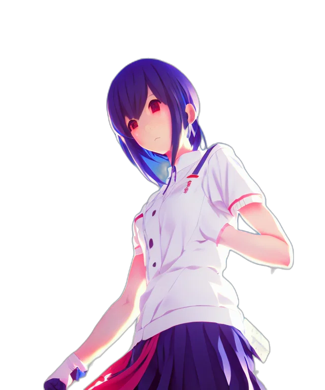 dress, staff, creature, weapon transparent PNG cut-out