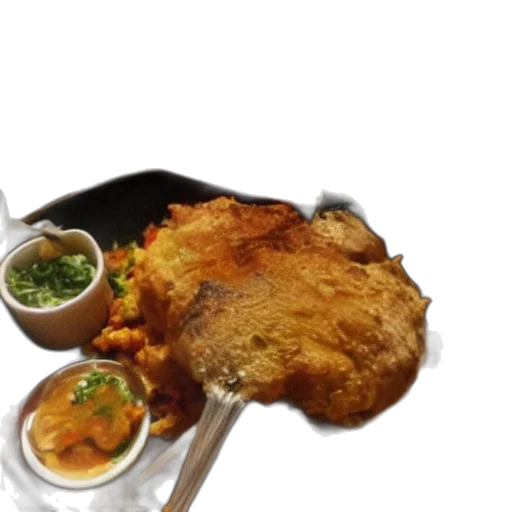 food, crown, photorealistic, hold transparent PNG cut-out