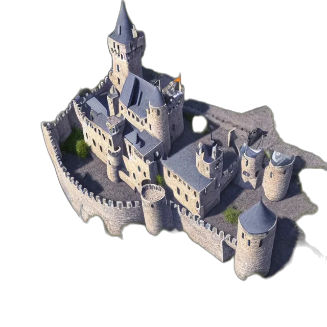 building, crown, weapon, jewelry transparent PNG cut-out
