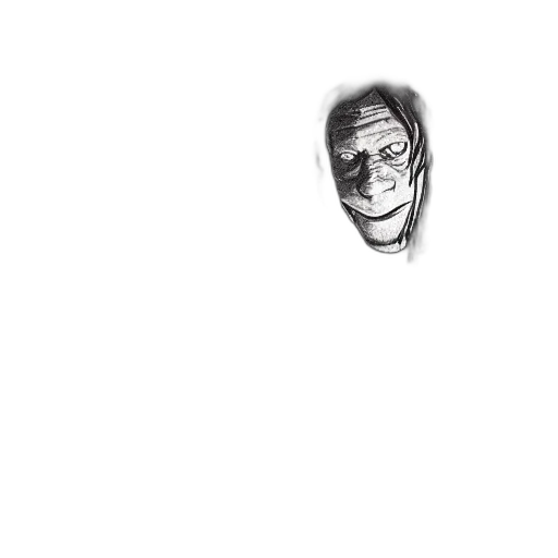 face, mask, creature, robot transparent PNG cut-out