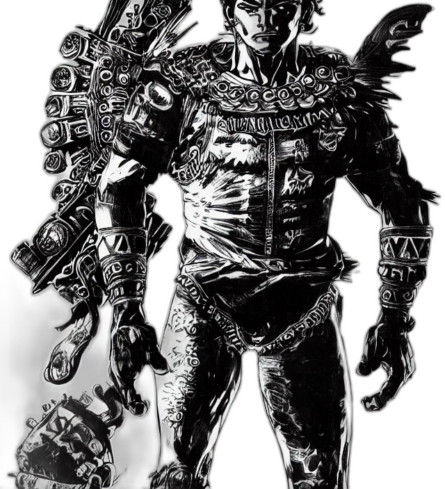 robot, weapon, creature, jacket transparent PNG cut-out