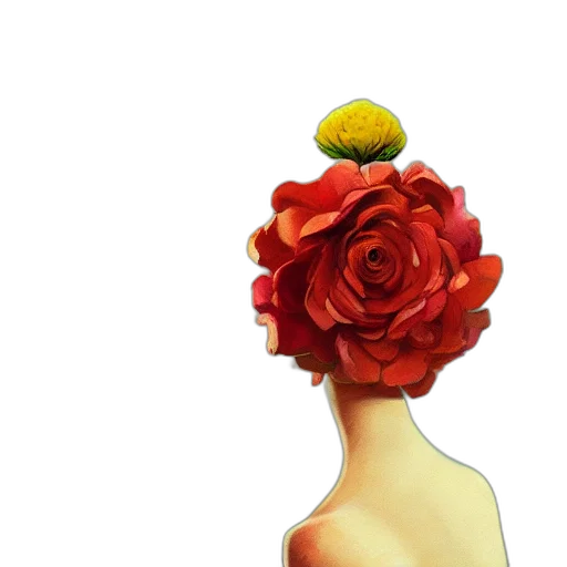 crown, flower, hat, dress transparent PNG cut-out