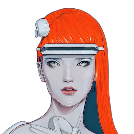 staff, robot, face, jewelry transparent PNG cut-out