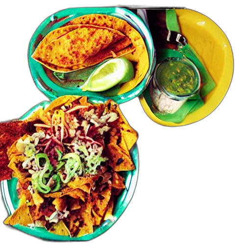 food, photorealistic, mexican, kodak transparent PNG cut-out