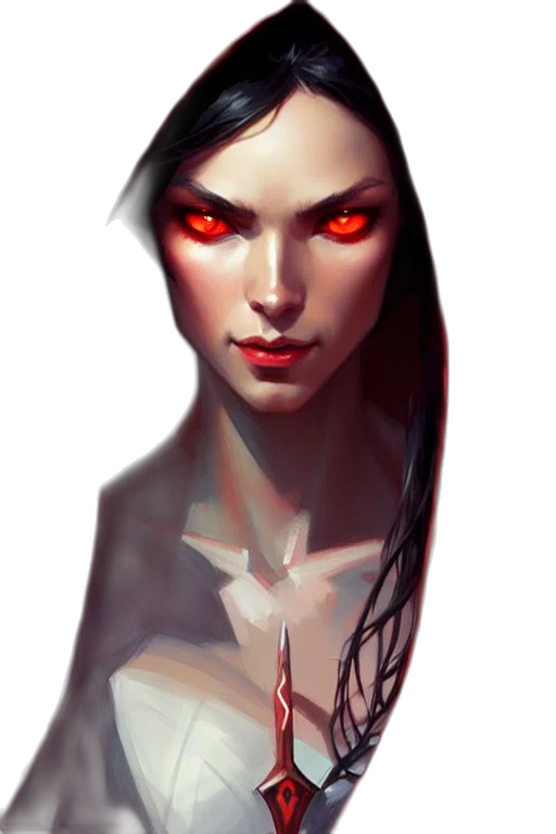 face, mask, creature, fantasy art transparent PNG cut-out