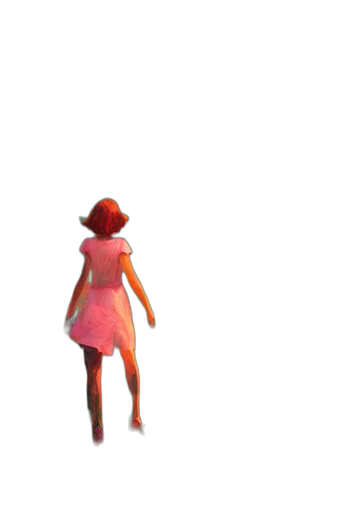 dress, staff, creature, hat transparent PNG cut-out